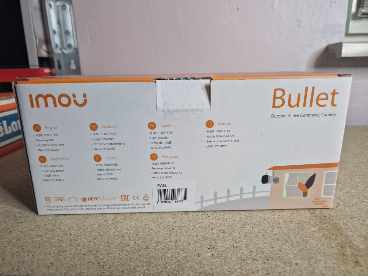IMOU Bullet Outdoor Kamera Sirene, Gegensprechanlage Wifi 2*2 MIMO