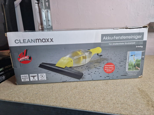 Cleanmaxx Akku - Fensterreiniger 5 Teilig  360° streifenfreie Reinigung