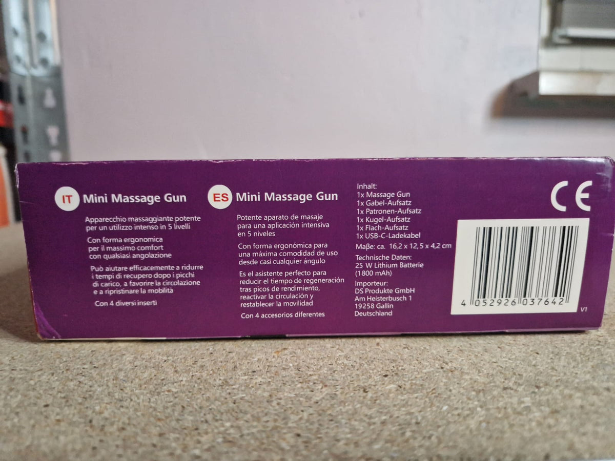 VITALmaxx Mini-Massage Gun  - Schwarz