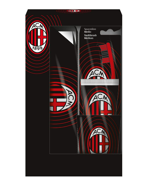 AC Milan Geschenk Set Mundhygiene ORAL KIT MILAN
