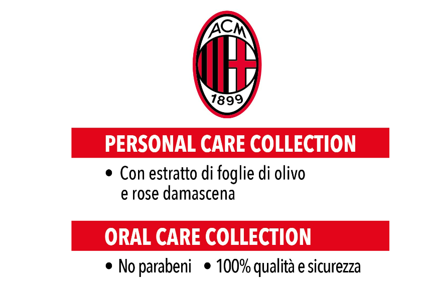 AC Milan Geschenk Set Mundhygiene ORAL KIT MILAN
