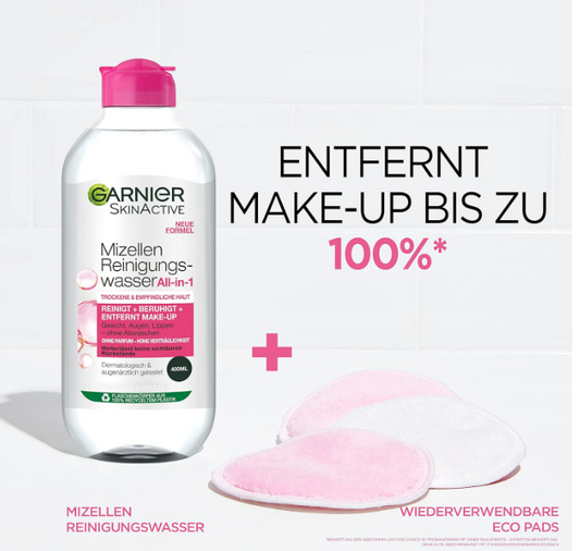 Garnier Mizellen Reinigungswasser  All-in-1 Reinigung 3 x 400ml