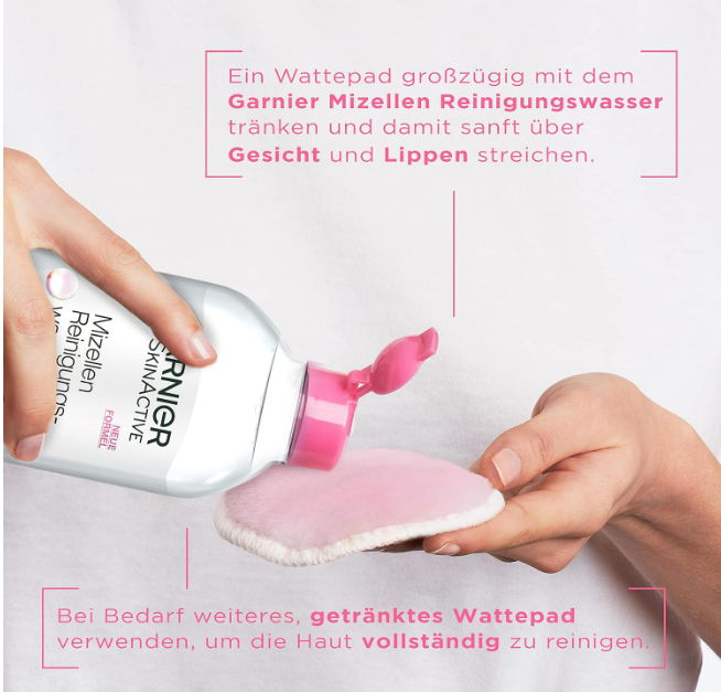 Garnier Mizellen Reinigungswasser  All-in-1 Reinigung 3 x 400ml