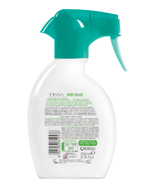 Omia, Spray Solare Protettivo SPF50+ 200ml