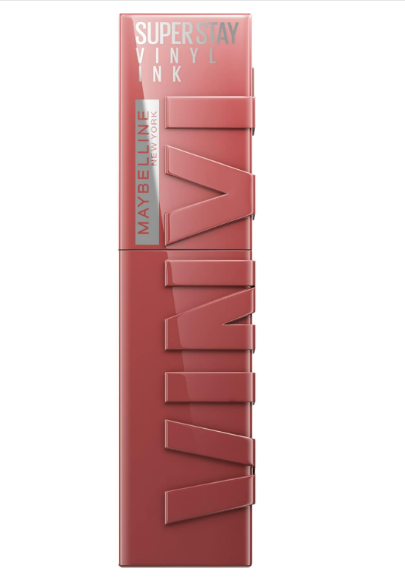 Maybelline New York – flüssiger Lippenstift – glänzender Vinyl-Effekt –  Peppy (115)