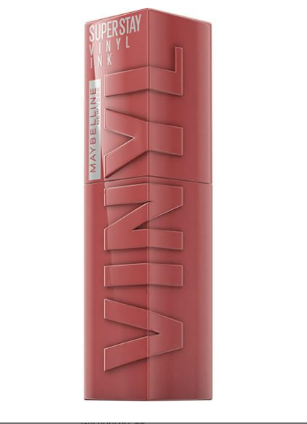 Maybelline New York – flüssiger Lippenstift – glänzender Vinyl-Effekt –  Peppy (115)