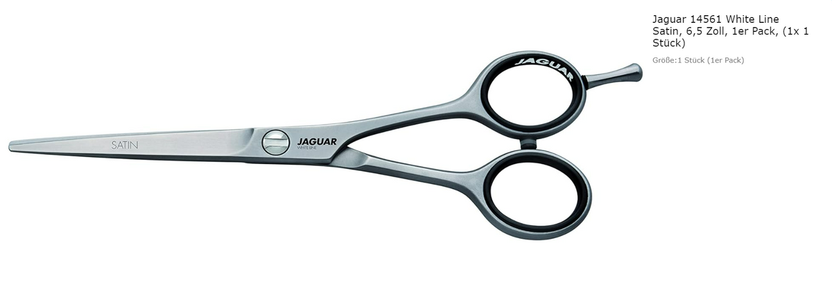 Jaguar 14561 White Line Satin, 6,5 Zoll, 1er Pack, (1x 1 Stück)