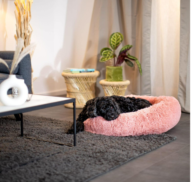 Plüsch Hunde und Katzen Bettchen XL  XXL Grau XXL Rosa