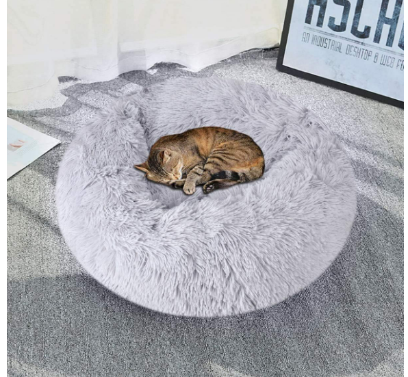 Plüsch Hunde und Katzen Bettchen XL  XXL Grau XXL Rosa