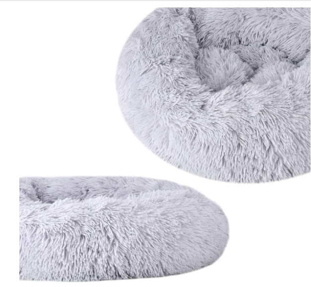 Plüsch Hunde und Katzen Bettchen XL  XXL Grau XXL Rosa