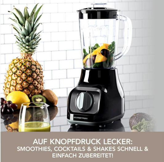 GOURMETMAXX Standmixer 350W - Black
